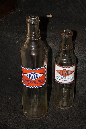 VIGZOL OIL BOTTLES - click to enlarge